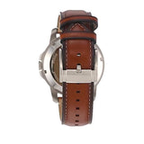 Fossil Grant Twist Multifunction Blue Dial Brown Leather Strap Watch for Men - ME1161 Authentic Buy Shop Now