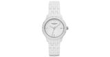 Emporio Armani Ceramic White Dial White Ceramic Bracelet Watch For Women - AR1477 Authentic Buy Shop Now
