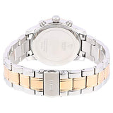 Guess Mini Sunrise Analog Silver Dial Two Tone Steel Strap Watch For Women - W0448L4 Authentic Buy Shop Now