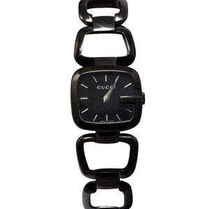 Gucci G Ladies Quartz 125 G Series Black Dial Bracelet Watch For Women - YA125504 Authentic Buy Shop Now