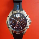 Tommy Hilfiger Sport Multifunction Black Dial Black Rubber Strap Watch for Men - 1791143 Authentic Buy Shop Now