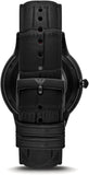Emporio Armani Meccanico Skeleton Black Dial Black Leather Strap Watch For Men - AR60046 Authentic Buy Shop Now