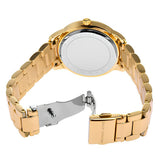 Michael Kors Tibby Multifunction Analog Black Dial Gold Steel Strap Watch for Women - MK4684 Authentic Buy Shop Now