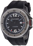 Tommy Hilfiger Windsurf Black Dial Black Rubber Strap Watch for Men- 1791114 Authentic Buy Shop Now