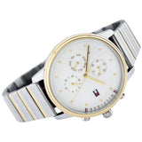 Tommy Hilfiger Blake Silver Dial Two Tone Steel Strap Watch for Women - 1781908 Authentic Buy Shop Now