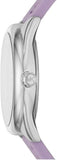Michael Kors Janelle Three Hand Purple Dial Purple Rubber Strap Watch For Women - MK7143 Authentic Buy Shop Now