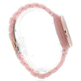 Michael Kors Runway Chronograph White Dial Pink Steel Strap Watch for Women - MK7424 Authentic Buy Shop Now