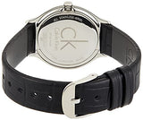 Calvin Klein Minimal Black Dial Black Leather Strap Watch for Women - K3M231C4 Authentic Buy Shop Now