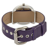 Marc Jacobs Amy Purple Dial Purple Leather Strap Watch for Women - MBM1151 Authentic Buy Shop Now