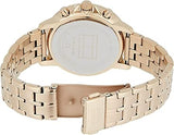 Tommy Hilfiger Madison Chronograph Quartz Rose Gold Dial Rose Gold Steel Strap Watch For Women - 1782190 Authentic Buy Shop Now