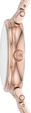 Michael Kors Sofie Analog Quartz Blue Dial Rose Gold Steel Strap Watch For Women - MK3971 Authentic Buy Shop Now