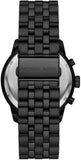 Michael Kors Cunningham Chronograph Black Dial Black Steel Strap Watch For Men - MK8965 Authentic Buy Shop Now