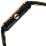 Fossil Inscription Automatic Skeleton Rose Gold Dial Black Leather Strap Watch for Men - BQ2572 Authentic Buy Shop Now