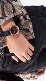 Guess Solistice Diamonds Roe Gold Dial Black Rubber Strap Watch for Women - GW0484L2 Authentic Buy Shop Now