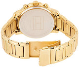 Tommy Hilfiger Claudia Gold Dial Gold Steel Strap Watch for Women - 1781821 Authentic Buy Shop Now