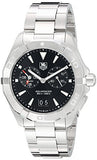 Tag Heuer Aquaracer Quartz Black Dial Silver Steel Strap Watch for Men - WAY111Z.BA0928 Authentic Buy Shop Now