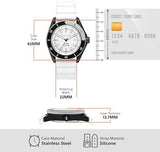 Michael Kors Maritime Analog White Dial White Silicone Strap Watch for Men - MK9159 Authentic Buy Shop Now