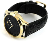 Gucci G Timeless Quartz Black Dial Black Leather Strap Watch For Women - YA1264034A Authentic Buy Shop Now