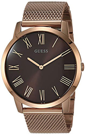 Guess Analog Brown Dial Brown Mesh Bracelet Watch for Men - GW0074G1 Authentic Buy Shop Now