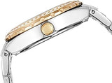 Guess Viva Diamonds Silver Dial Two Tone Steel Strap Watch for Women - W0111L5 Authentic Buy Shop Now