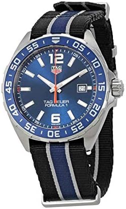 Tag Heuer Formula 1 Chronograph Blue Dial Two Tone NATO Strap Watch for Men - CAZ1014.FC8197 Authentic Buy Shop Now