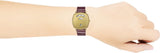 Gucci Grip Quartz Gold Dial Maroon Leather Strap Watch For Women - YA157413 Authentic Buy Shop Now