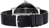 Calvin Klein Evan Black Dial Black Leather Strap Watch for Men - K7B211CZ Authentic Buy Shop Now