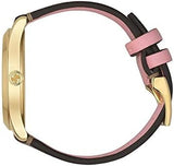 Gucci G Timeless Brown Dial Brown Leather Strap Watch For Women - YA1264133 Authentic Buy Shop Now