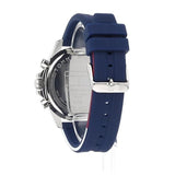 Tommy Hilfiger Mason Blue Dial Blue Rubber Strap Watch for Men - 1791791 Authentic Buy Shop Now