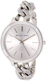 Michael Kors Slim Runway Silver Dial Silver Steel Strap Watch for Women - MK3279 Authentic Buy Shop Now