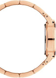 Daniel Wellington Iconic Link Analog Black Dial Rose Gold Steel Strap Watch For Women - DW00100214 Authentic Buy Shop Now