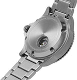 Emporio Armani Meccanico Automatic Blue Dial Silver Steel Strap Watch For Men - AR60059 Authentic Buy Shop Now