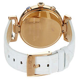 Swarovski Era Journey Silver Dial White Leather Strap Watch for Women - 5295369 Authentic Buy Shop Now