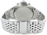 Michael Kors Bayville Chronograph Black Dial Silver Steel Strap Watch For Men - MK8749 Authentic Buy Shop Now