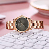 Tissot T Wave Anthracite Dial Rose Gold Steel Strap Watch For Women - T112.210.33.061.00 Authentic Buy Shop Now