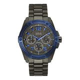 Guess Flagship Multifunction Chronograph Grey Dial Grey Steel Strap Watch for Men - W0601G1 Authentic Buy Shop Now