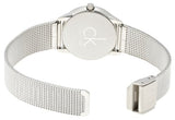 Calvin Klein Minimal Grey Dial Silver Mesh Bracelet Watch for Men - K3M52154 Authentic Buy Shop Now