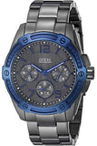 Guess Flagship Multifunction Chronograph Grey Dial Grey Steel Strap Watch for Men - W0601G1 Authentic Buy Shop Now