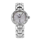 Tag Heuer Link Diamonds Mother of Pearl Dial Silver Steel Strap Watch for Women - WAT1417.BA0954 Authentic Buy Shop Now