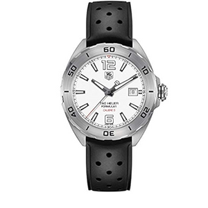 Tag Heuer Formula 1 Quartz White Dial Black Rubber Strap Watch for Men - WAZ2114.FT8023 Authentic Buy Shop Now