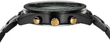Michael Kors Warren Chronograph Black Dial Black Steel Strap Watch For Men - MK9113 Authentic Buy Shop Now