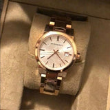 Burberry The City Rose Gold Dial Rose Gold Steel Strap Watch for Women - BU9135 Authentic Buy Shop Now