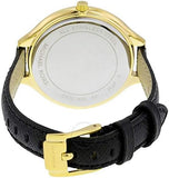 Michael Kors Slim Runway Quartz Gold Dial Black Leather Strap Watch For Women - MK2392 Authentic Buy Shop Now