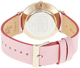 Coach Perry Floral Motif Fawn Dial Pink Leather Strap Watch for Women - 14503442 Authentic Buy Shop Now
