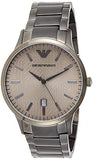 Emporio Armani Renato Quartz Grey Dial Grey Steel Strap Watch For Men - AR11120 Authentic Buy Shop Now