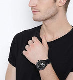 Guess Fleet Chronograph Black Dial Black Rubber Strap Watch for Men - W0971G1 Authentic Buy Shop Now