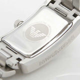 Emporio Armani White Dial Silver Stainless Steel Watch For Women - AR0146 Authentic Buy Shop Now