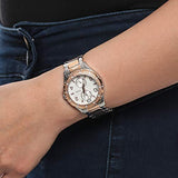 Guess Siren White Dial Two Tone Steel Strap Watch for Women - W0442L4 Authentic Buy Shop Now