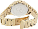 Tommy Hilfiger Sport White Dial Gold Steel Strap Watch for Men - 1791365 Authentic Buy Shop Now