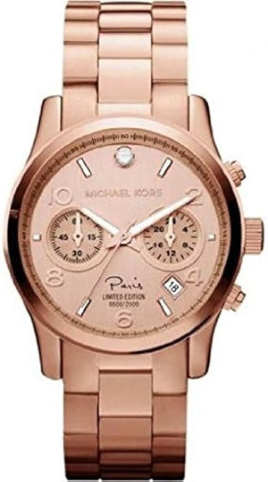 Michael Kors Paris Limited Edition Rose Gold Dial Steel Strap Watch for Women - MK5716 Authentic Buy Shop Now
